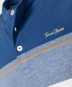 Polo Blanc Et Bleu Homme -Style Famille Boutique prod 5770 polo mc naturel bleu gordan 666x812 fc7ea0111e0b