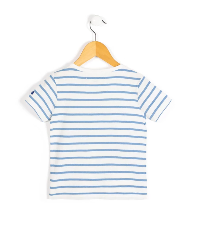 MARINIERE MC FOND NATUREL RAYE BLEU CIEL AQOI 2 MARINIERE MC FOND NATUREL RAYE BLEU CIEL AQOI – Image 2