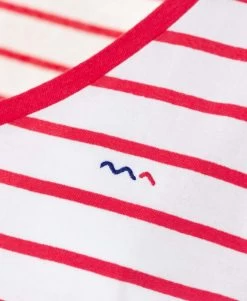 MARINIERE MC RAYE BLANC/ROSE HIBISCUS PALAVA 7 MARINIERE MC RAYE BLANC/ROSE HIBISCUS PALAVA -Style Famille Boutique prod 5899 mariniere mc raye blanc rose hibiscus palava 666x812 fc7ea0111e0b