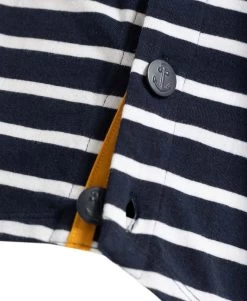 Marinière De Grossesse manches 3/4 Fond Bleu Marine Femme -Style Famille Boutique prod 5920 tee shirt m3 4 fond indigo raye blanc matma 666x812 fc7ea0111e0b