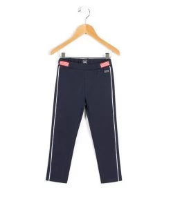 Pantalon En Molleton Bleu Marine Fille
