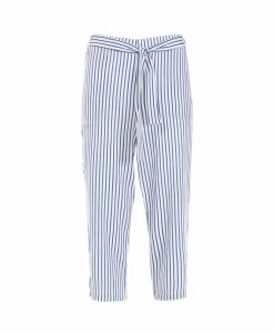 Pantacourt Fluide Rayé Femme