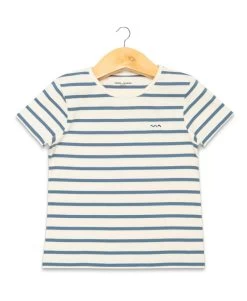 MARINIERE MC FD GREGE RAYE BLEU CIEL ECOFIK