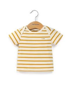 Marinière Jaune éco Conçue Bébé