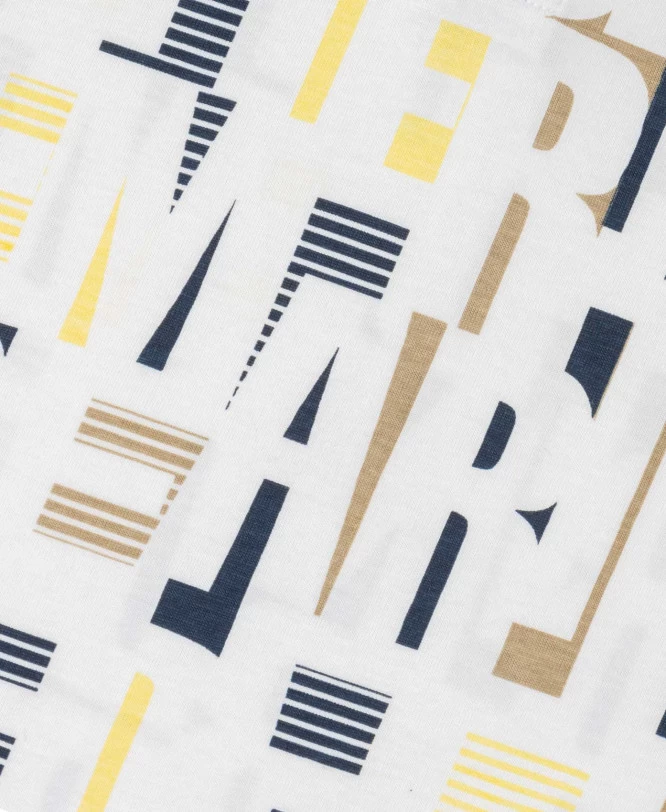 Polo Blanc Imprimé Graphique Homme 4 Polo Blanc Imprimé Graphique Homme – Image 4