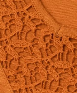 T-shirt Femme Jaune Ambré Col V Broderie -Style Famille Boutique prod 6808 tee shirt mc jaune ambre atroni 666x812 fc7ea0111e0b