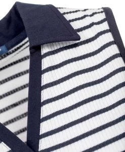 Polo Sans Manches Rayé Femme -Style Famille Boutique prod 6820 polo ssm raye indigo blanc optique cady 666x812 fc7ea0111e0b