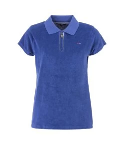 POLO MC BLEU OUTREMER CHINE CYANO