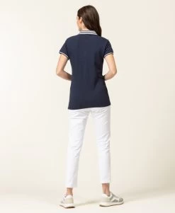 Polo Manches Courtes Bleu Marine Femme -Style Famille Boutique prod 6852 polo mc indigo colay 666x812 fc7ea0111e0b