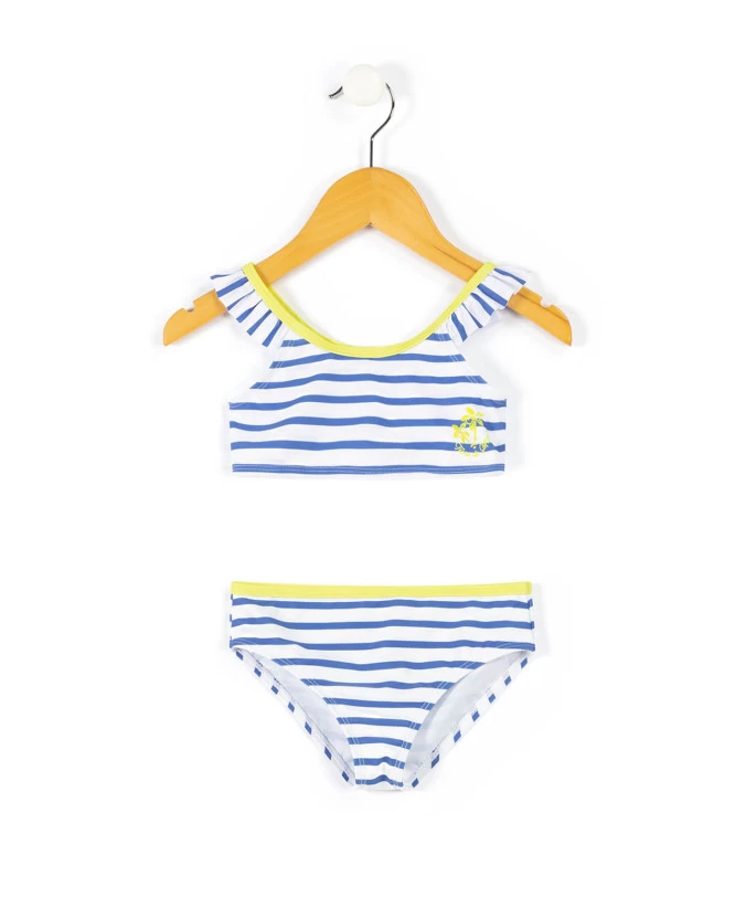 Maillot De Bain Rayé 2 Pièces Fille 1 Maillot De Bain Rayé 2 Pièces Fille