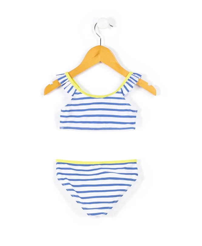 Maillot De Bain Rayé 2 Pièces Fille 2 Maillot De Bain Rayé 2 Pièces Fille – Image 2