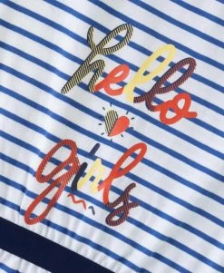 Robe Rayée Manches Courtes Revers Fille -Style Famille Boutique prod 7250 robe mc fond blanc raye indigo pasca 666x812 fc7ea0111e0b