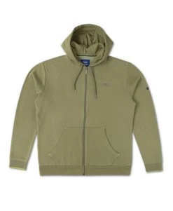 Gilet En Molleton Homme Vert Olive