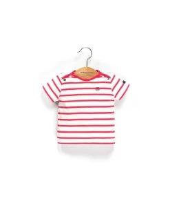 MARINIERE MC FD NATUREL RY ROSE HIBISCUS PESTELAN