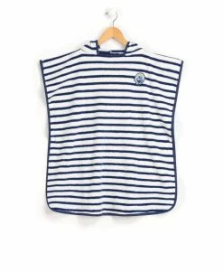 Poncho De Bain Rayé Enfant