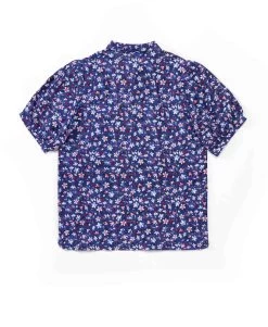 Chemise Manches Courtes Imprimé Avec Fils Métalisés Femme -Style Famille Boutique prod 7672 chemise chemisier ml imprime eclem 666x812 fc7ea0111e0b