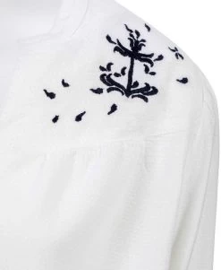 Chemise Blanche Femme Avec Broderie -Style Famille Boutique prod 7717 chemise chemisier mc blanc optique evoe 666x812 fc7ea0111e0b