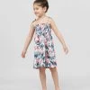 Robe Fleurie Sans Manches Fille