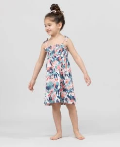 Robe Fleurie Sans Manches Fille