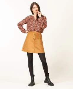 Blouse Imprimé Rose Femme -Style Famille Boutique prod 7972 blouse ml imprime rose carox 666x812 fc7ea0111e0b