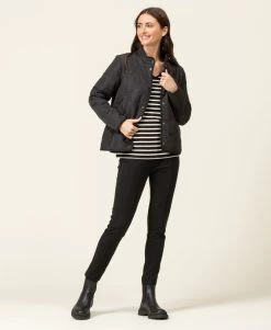 Veste Polaire Matelassée Noir Femme -Style Famille Boutique prod 8003 veste polaire noir verse 666x812 fc7ea0111e0b