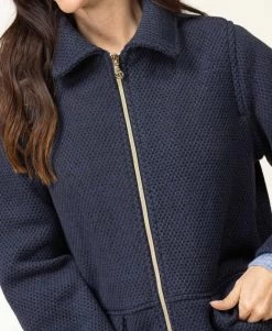 Manteau Bleu Marine Femme -Style Famille Boutique prod 8073 manteau indigo xalam 666x812 fc7ea0111e0b