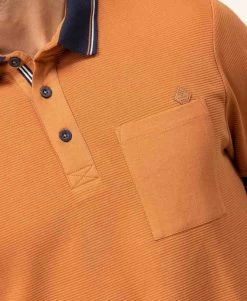 Polo Manches Courtes Rouille Homme 9 Polo Manches Courtes Rouille Homme -Style Famille Boutique prod 8199 polo mc rouille otoma 666x812 fc7ea0111e0b