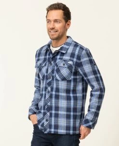 Veste Surchemise à Carreaux Homme