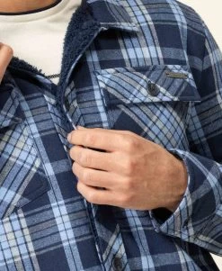 Veste Surchemise à Carreaux Homme -Style Famille Boutique prod 8237 veste ml carreaux bleu jarrot 666x812 fc7ea0111e0b