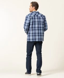 Veste Surchemise à Carreaux Homme -Style Famille Boutique prod 8239 veste ml carreaux bleu jarrot 666x812 fc7ea0111e0b