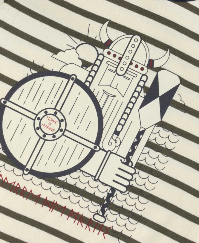 T-shirt Rayé Viking Garçon 3 T-shirt Rayé Viking Garçon – Image 3