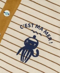 Marinière Bébé Grège/marron -Style Famille Boutique prod 8447 mariniere ml fond grege raye marron timmy 666x812 fc7ea0111e0b