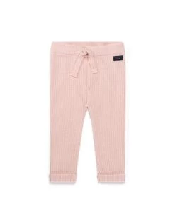 Legging Long Rose Pâle Bébé