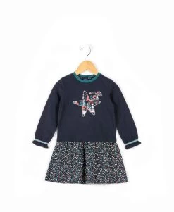 ROBE ML BLEU INDIGO CLAKET