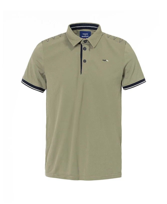 Polo Vert Sauge Homme 1 Polo Vert Sauge Homme