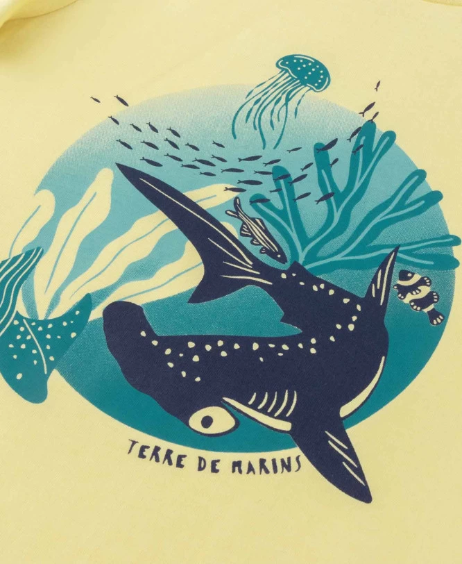 T-shirt Garçon Jaune Imprimé 3 T-shirt Garçon Jaune Imprimé – Image 3