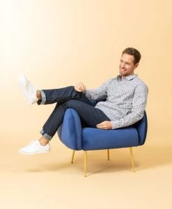 Chemise Blanche Homme Imprimé Gris 9 Chemise Blanche Homme Imprimé Gris -Style Famille Boutique prod 9114 chemise chemisier ml imprime gris caflo 666x812 fc7ea0111e0b