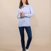 Chemise Femme Manches Longues Bleu Ciel