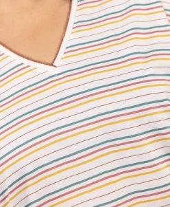 T-shirt Rayé Fils Métallisés Femme -Style Famille Boutique prod 9379 tee shirt mc raye multicolore tabe 666x812 fc7ea0111e0b