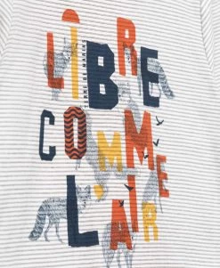 TEE SHIRT ML FOND NATUREL RAYE CHOCOLAT CARIDOS 5 TEE SHIRT ML FOND NATUREL RAYE CHOCOLAT CARIDOS -Style Famille Boutique prod 9572 tee shirt ml fond naturel raye chocolat caridos 666x812 fc7ea0111e0b