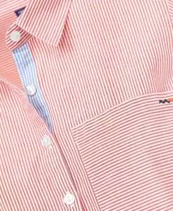 Chemise Rayé Rouge Femme -Style Famille Boutique prod 9597 chemise chemisier ml raye blanc rouge rubis clary 666x812 fc7ea0111e0b