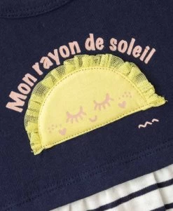 Ensemble Bébé Fille Tunique Marinière + Legging Rose 5 Ensemble Bébé Fille Tunique Marinière + Legging Rose -Style Famille Boutique prod 9868 robe accessoire indigo efrady 666x812 fc7ea0111e0b