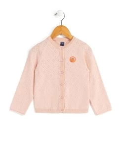 Gilet Rose Pâle Fille