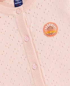 Gilet Rose Pâle Fille 5 Gilet Rose Pâle Fille -Style Famille Boutique prod 9934 cardigan tricot rose pale geralda 666x812 fc7ea0111e0b